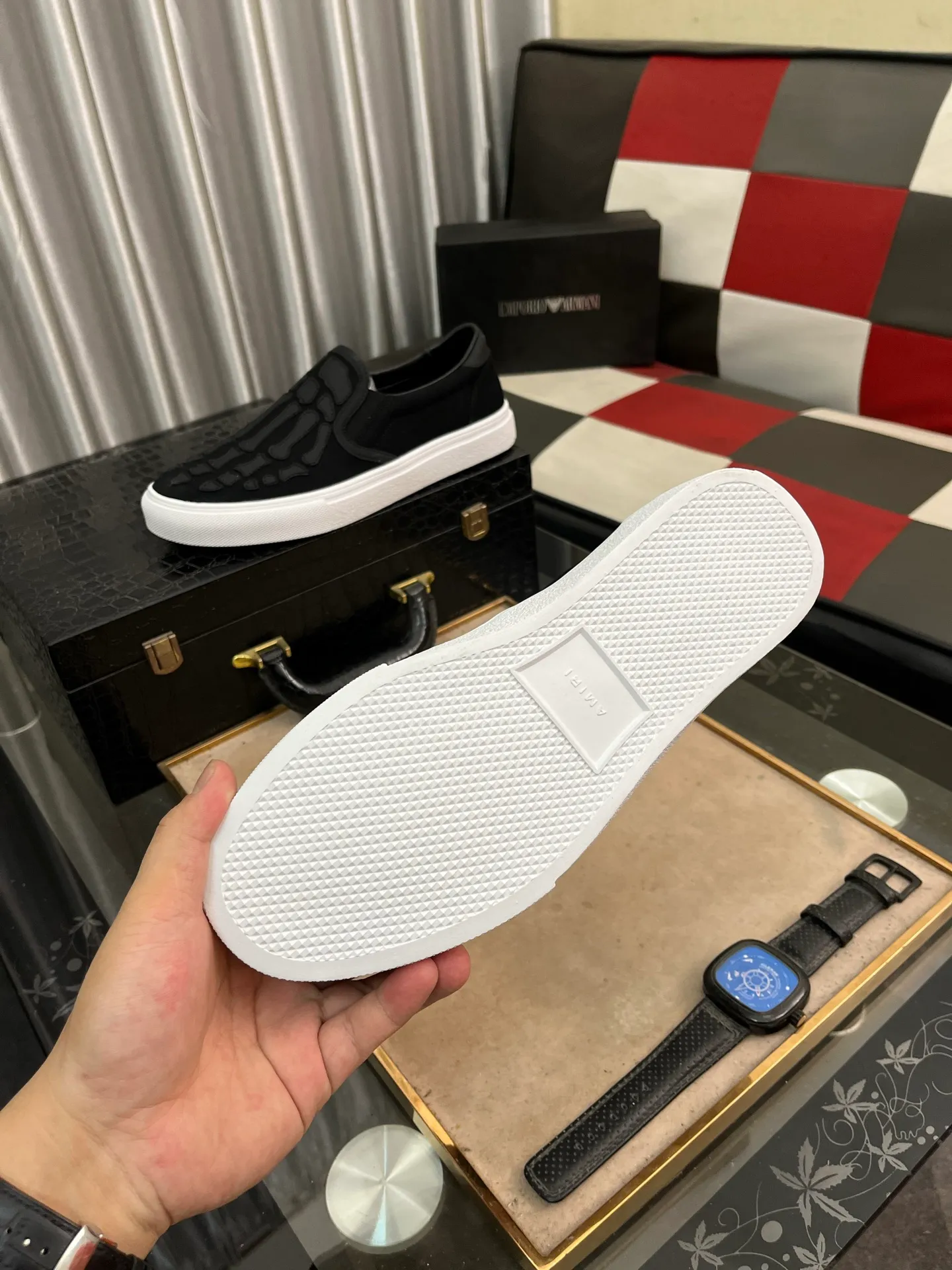 Men's men's shoes 💰420⌚️⌚️miri star shoes bone moral training shoes casual shoes amiri 2025 spring and summer star shoes bone moral training shoes micro-shaped body, the bone weaving pattern made of multi-layer genuine leather is more three-dimensional, slightly thicker and rich, and all elements are just right! The details are just right. Size: 38 to 442️⃣Colors available